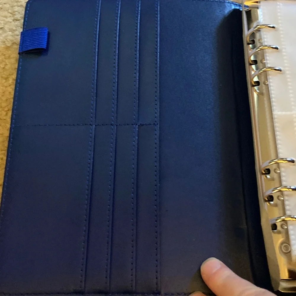 Blue Envelope Savings Challenge Binder